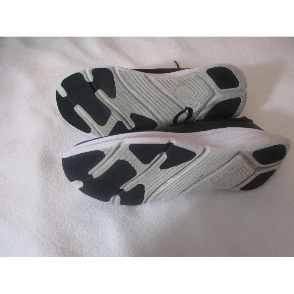 Hoka Solimar Sneakers Men's Size 11 Black Logo White Soles